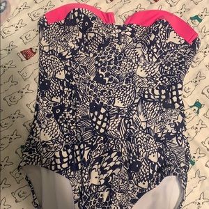Lily Pulitzer by target one piece swim suit